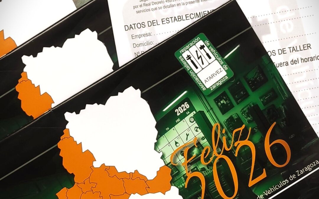 Calendario Atarvez 2026 y tablilla de precio hora